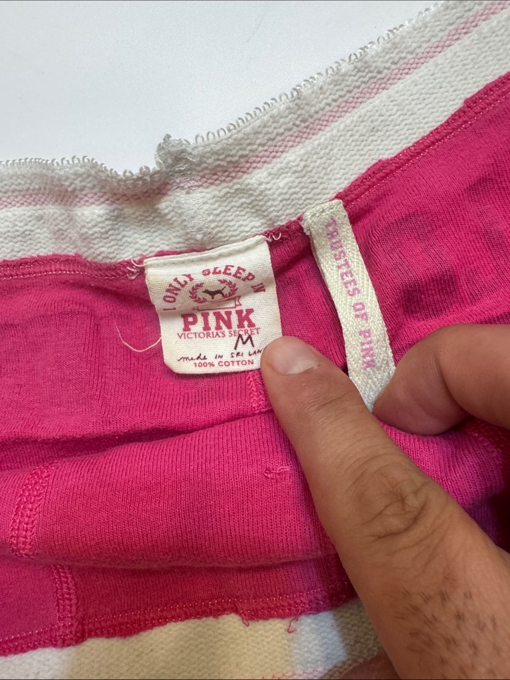 Victoria's Secret Hot Pink Cotton Boyshorts with Contrast Waistband - Picture 7 of 9